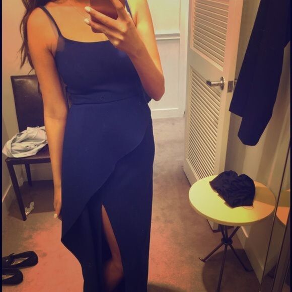 BCBGMaxAzria Dresses & Skirts - BCBG royal blue gown (perfect for homecoming)!